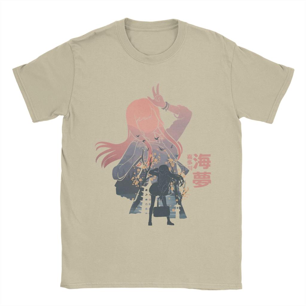 Leisure Marin Kitagawa T-Shirt for Men Round Neck Pure Cotton T Shirt My Dress-Up Darling Anime Short Sleeve Tee Shirt Clothing