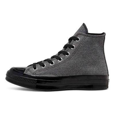 Chuck 70 Comfortable Fashion High-Top Canvas Shoes Unisex Sneakers Black Gray 167106C