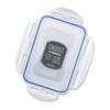Airtight Pantry Bread Box Divided Storage Container Durable BPA Free Easy to Clean Versatile Food Organizer 4 Hinge Lock System