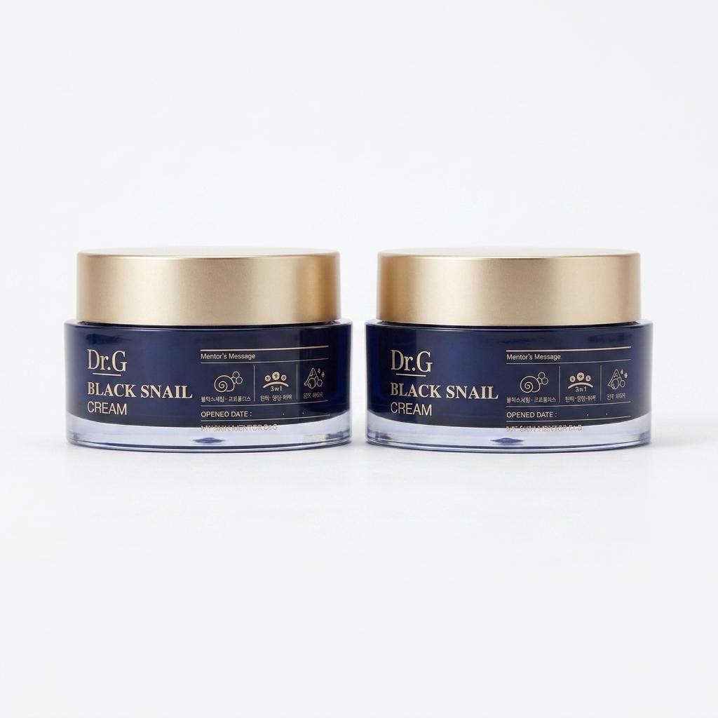 

[Dr.G] Black Snail Cream - [KOREAN SKINCARE] Premium Firming & Glow Moisturizer 50ml x 2 Jars
