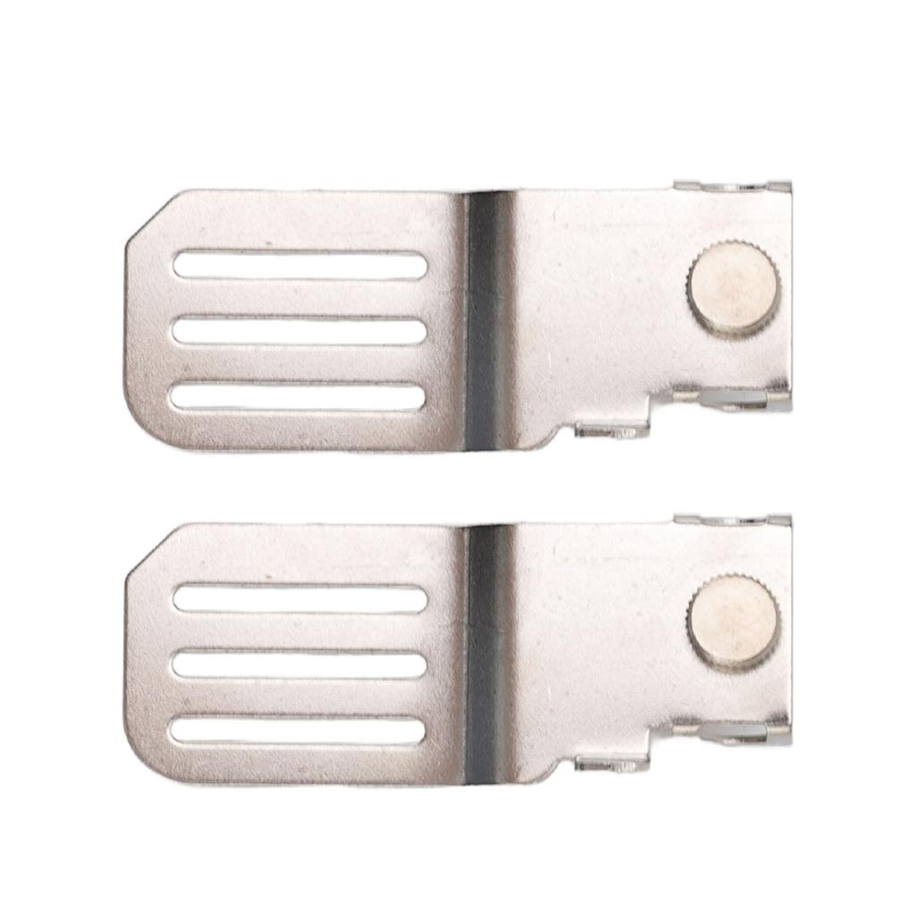 2PCS Measuring Tape Clip Aluminium Alloy with Three Installation Slots Measuring Tape Holder for