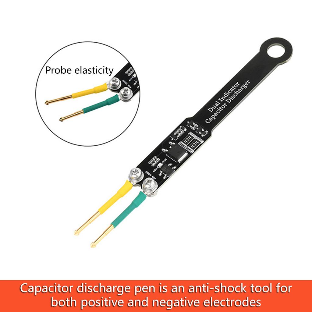 Tragbares Kondensator-Entlade-Stift-Instrument zur sicheren schnellen Ableitung von Restladungen in der Elektronikreparatur und im Labor