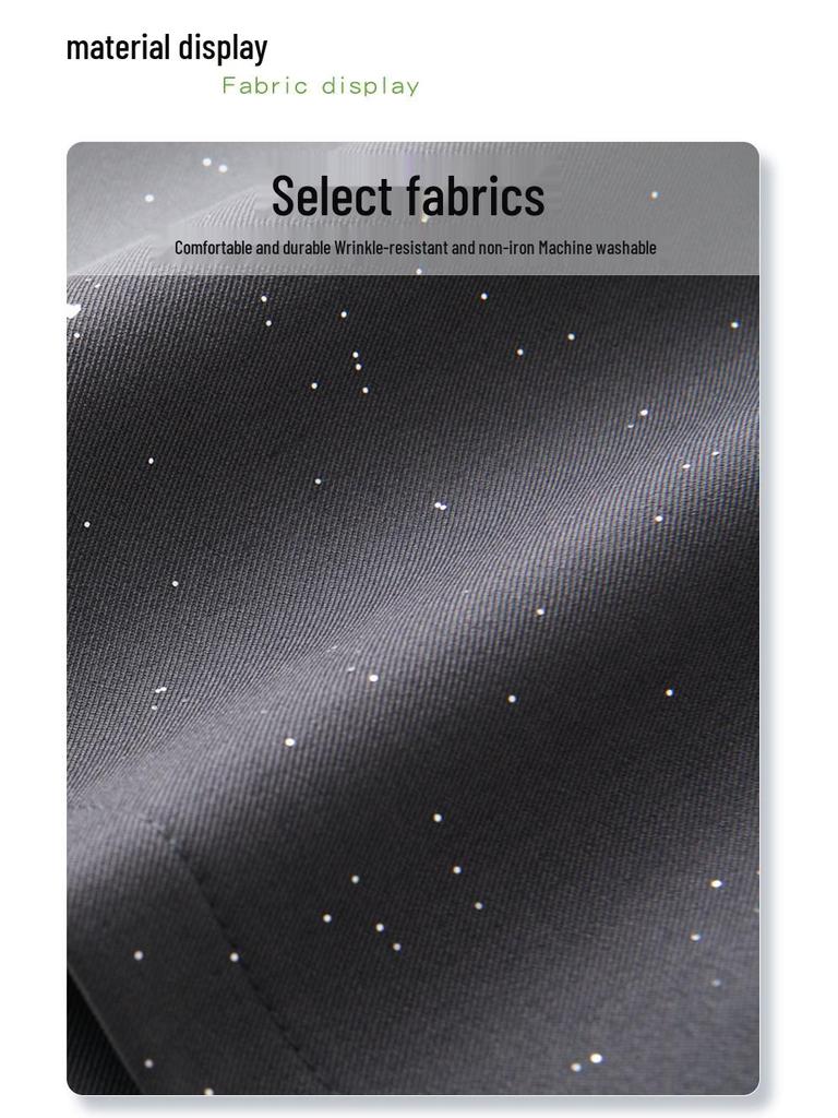 Gray Sequin A-line Midi Skirt: Spring 2025 Women's Petite Bodycon Design