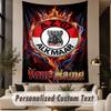 Custom Text Tapestry AZ Alkmaar Print Wall Tapestry Indoor Living Room Wall Decor