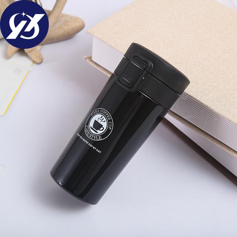 304 Rostfritt Stål Kaffekopp Dubbel Vakuumflaska Affärs Kontor Presentkopp