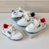 2026 Spring Korean Style Girls' Cartoon KT Cat Low-Top White Sneakers - Versatile Sports & Training Shoes