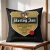 HHERTOG JANS Cushion Cover Natural Linen Organic Fabric DoubleSided Printing Couch Pillow Covers Home Decor