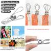 High Quality 20x Stainless Steel Clips For Effortless Laundry Drying And Compact Storage Solutions