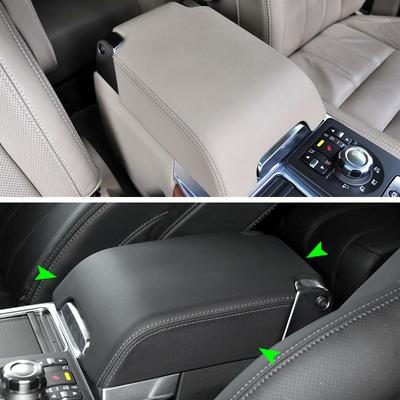 Kožený interiér auta z mikrovlákna Středová loketní opěrka Kryt polepu pole pro Land Rover Range Rover Sport 2006 - 2011 2012