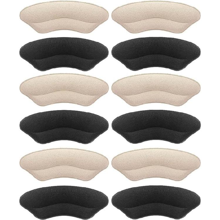 Shoe Heel Liners for Enhancing Comfort 2Pairs Anti Slip Cushion Inserts Shoe Filler for Loose Shoes Heels Pads