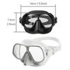 Diving Mask Silicone Snorkeling Goggles for Freediving Boys Girls Underwater white