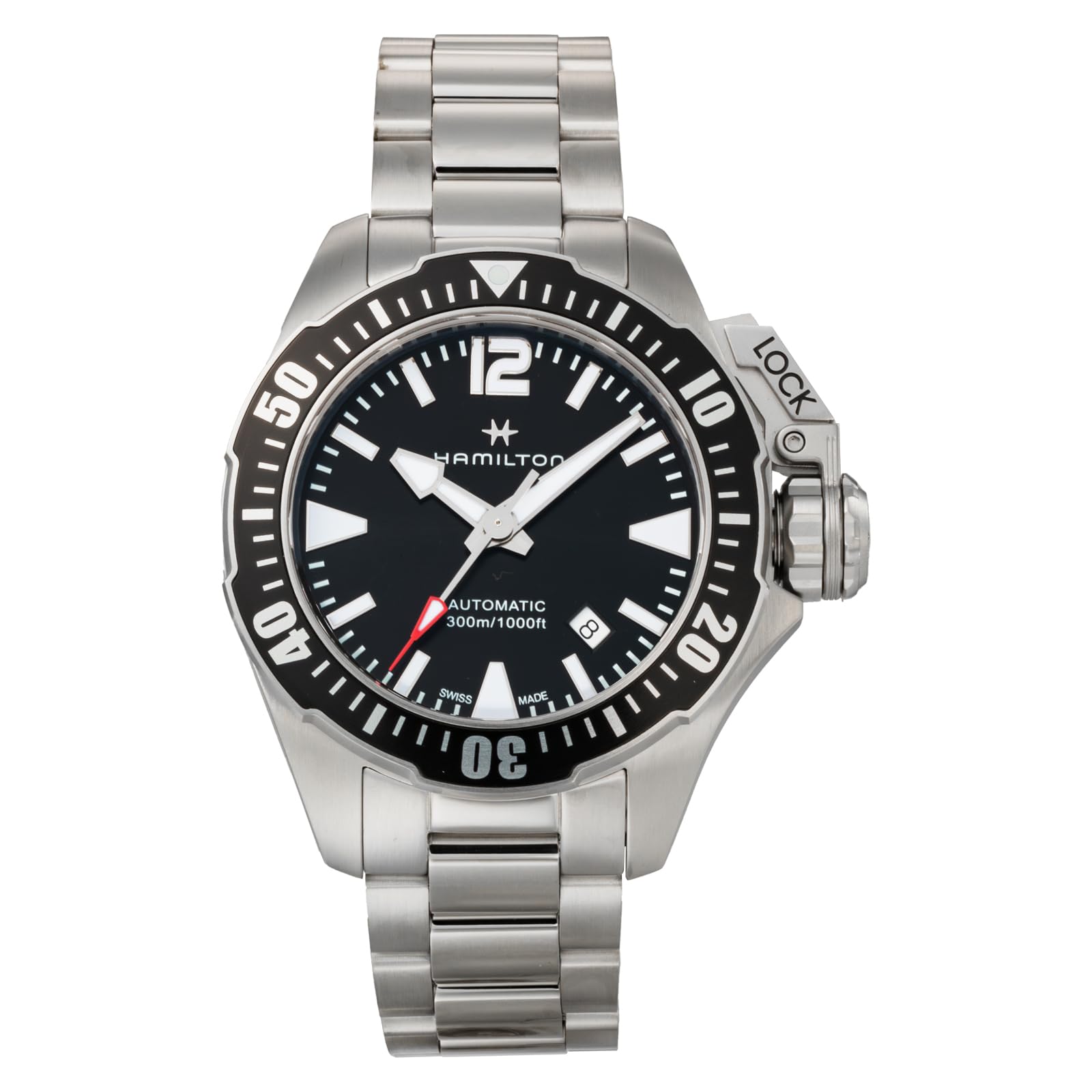 

Casual Watch H77605135 Silver [Hamilton] Men s [Item] чорний