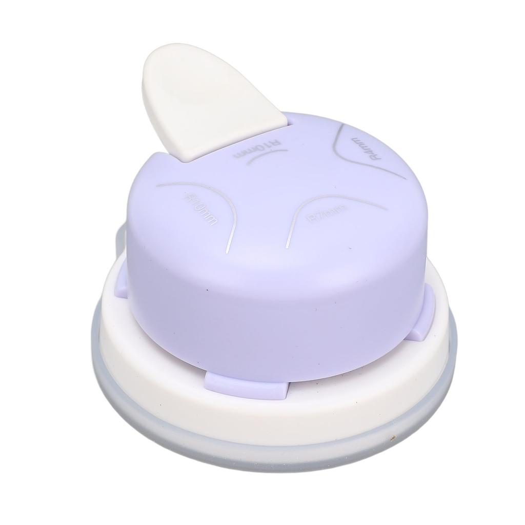 Corner Rounder Punch 4 In 1 Multifunctional Portable Paper Corner Rounder for Handcraft Purple