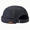 Letter Embroidery Docker Cap Without Visor Brimless Caps Solid Colors Retro Beanie Hat Adjustable Hip Hop Fashion Street