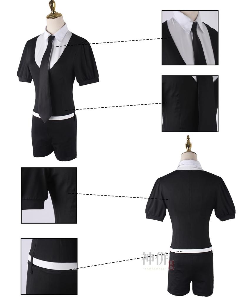 Lustrous Cosplay Black Land of the Lustrous Costume for Cultural and Stage Performances Size [Excellent Quality] Uniform, Jewel, Costume, Adult,