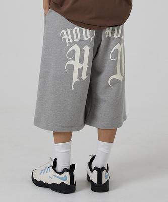 HOODHOOD Hd Back Graphic Bermuda Sweatpants Grey