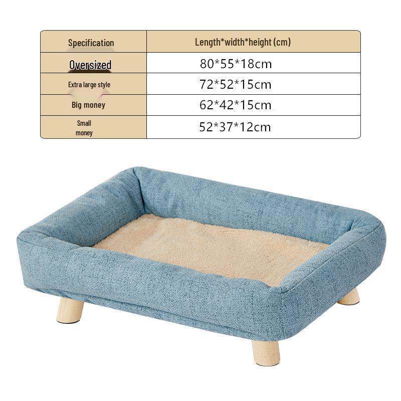 Four Seasons Washable Pet Bed: Cool Summer Mat for Small Dogs & Cats