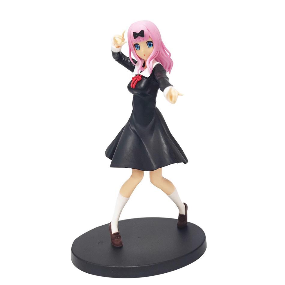 Anime Game Figure Kaguya-sama Love Is War Fujiwara Chika Rabbit Figure Kawaii Girl Model Doll Collection Decoration Birthday Gif