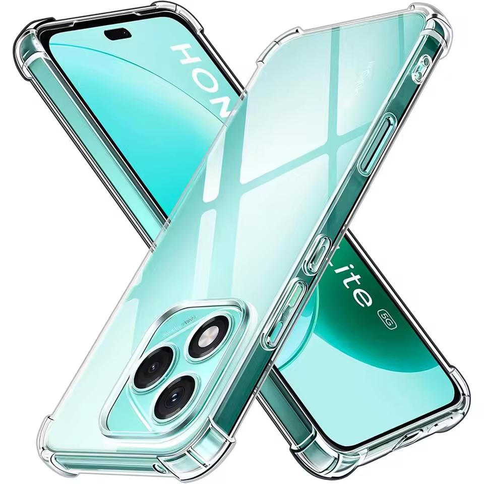 For Honor 400 Lite 400Lite 5G Case Shockproof Transparent Silicone Soft Airbag TPU Phone Case For Honor 400 Lite Protect Cover