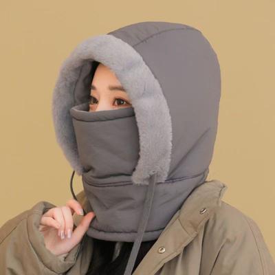 Riding Hat Windproof Winter Face Guard with Breathable Nose Mouth Warm Velvet Lining 360 Degree Coverage Skiing Neck Gaiter