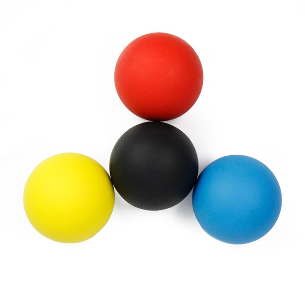 Double Lacrosse Ball Massage Set Solid Silica Gel for Trigger Point Therapy Myofascial Release Yoga Back Pain Relief