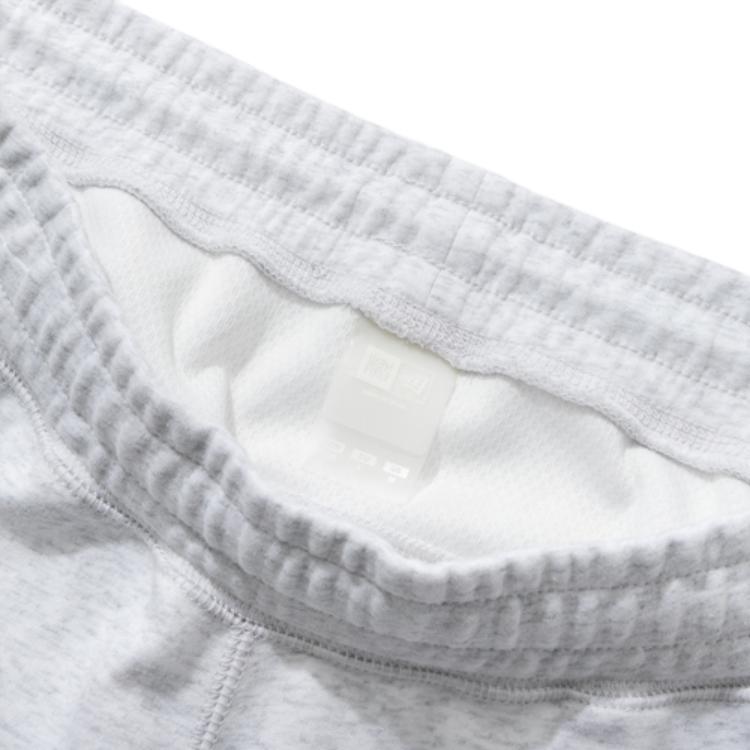 New Era SS22 Minimalist Fleece Loose Mid-Rise Shorts Unisex shorts Gray White 13086464
