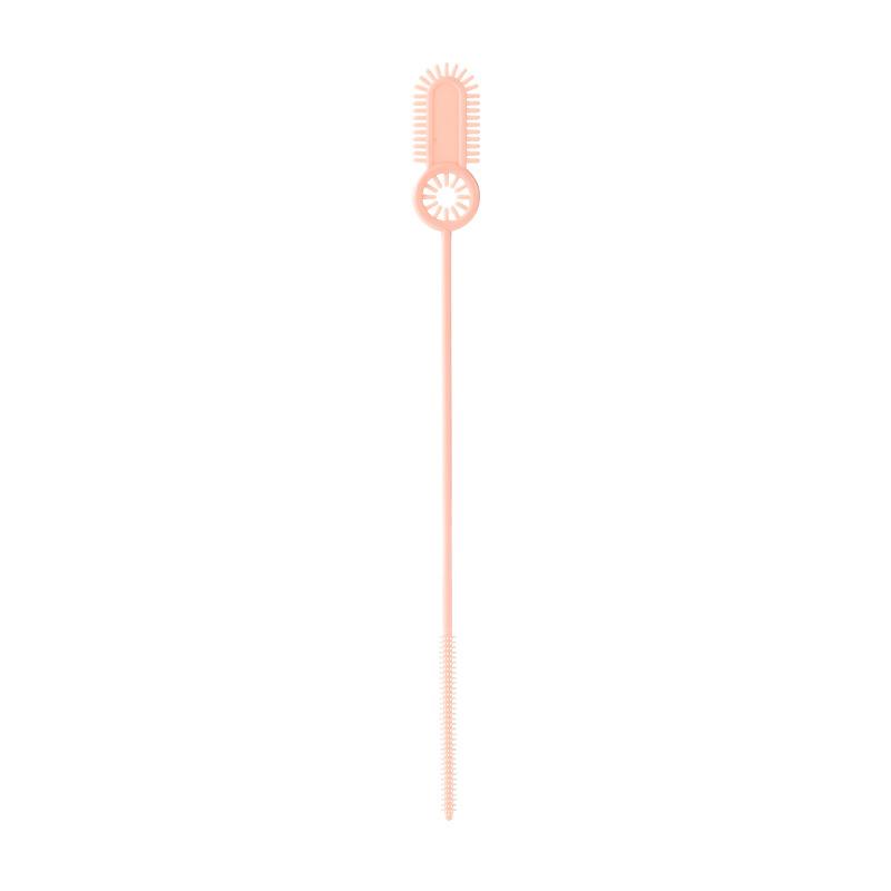 Bendable Double-Ended Straw Cleaner Brush, Multifunctional Bottle Brush for Baby Bottles, Water Bottles, Tubes, and Sippy Cups (Pink,2 pcs) розовый