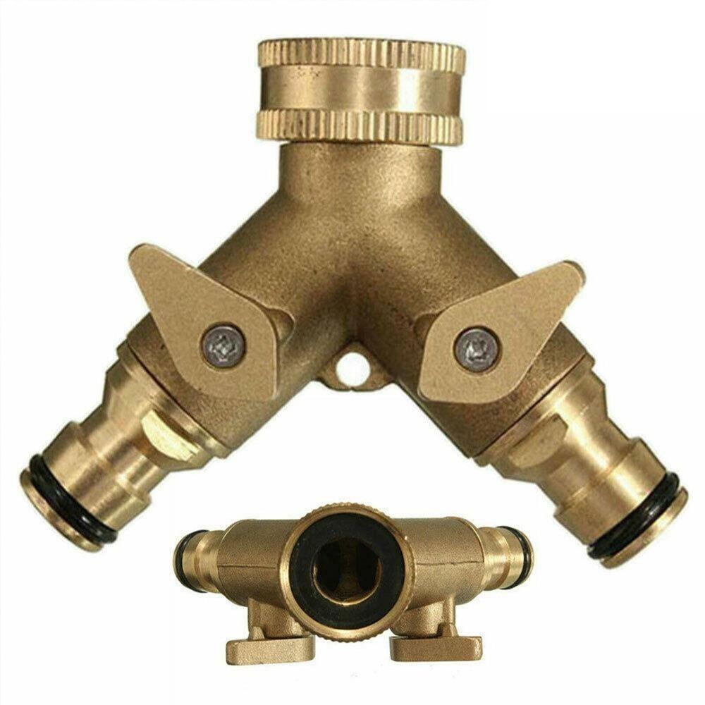 Garden Irrigation Hose Pipe Valve Splitter Quick Connector Hose Faucet Adapter Tap Irrigation Valve