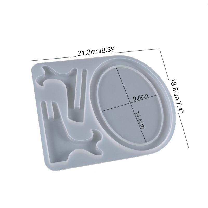 Photo Frame Resin Molds Rectangle Oval Irregular Photo Frame Epoxy Casting Mold Silicone Molds for Home Decor DIY Craft