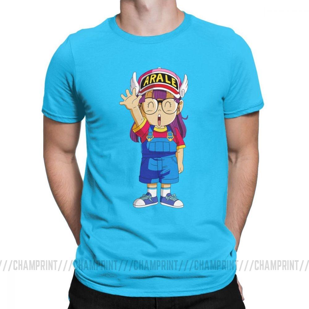 Dr Slump Men T Shirt Arale Funny 100 Cotton Short Sleeve Tees O Neck T Shirt