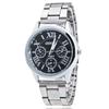 Geneva Steel Belt Men's Watch, Men's Watch, Fashion Three-Eyed Quartz Women's Watch