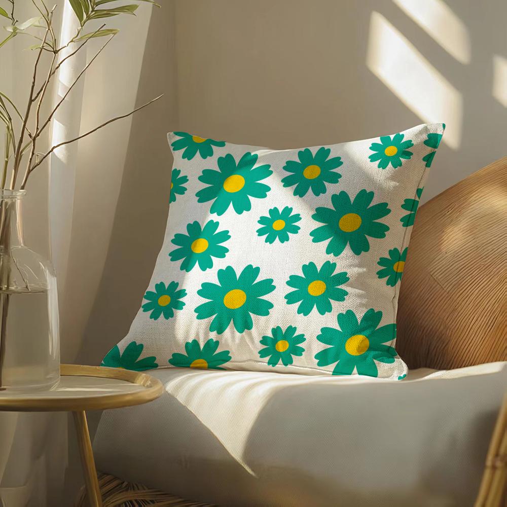 Springandsummerfloral Pillow Case Pillowcase, Double-Sided Printed, Sofa Cushion, Bedroom Headboard