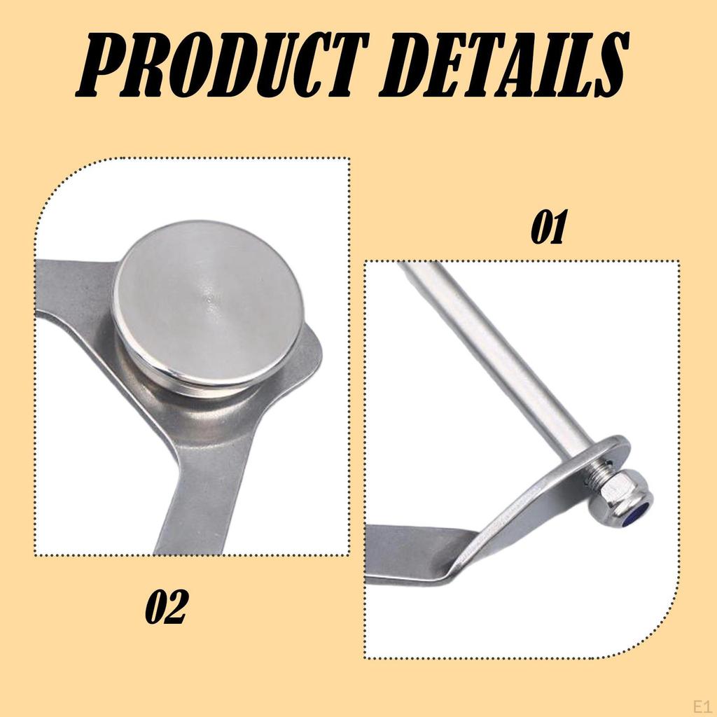 Tool Belt Clip Accessories Repair Professional Silver Stable Stainless Steel Versatile Sturdy Quick