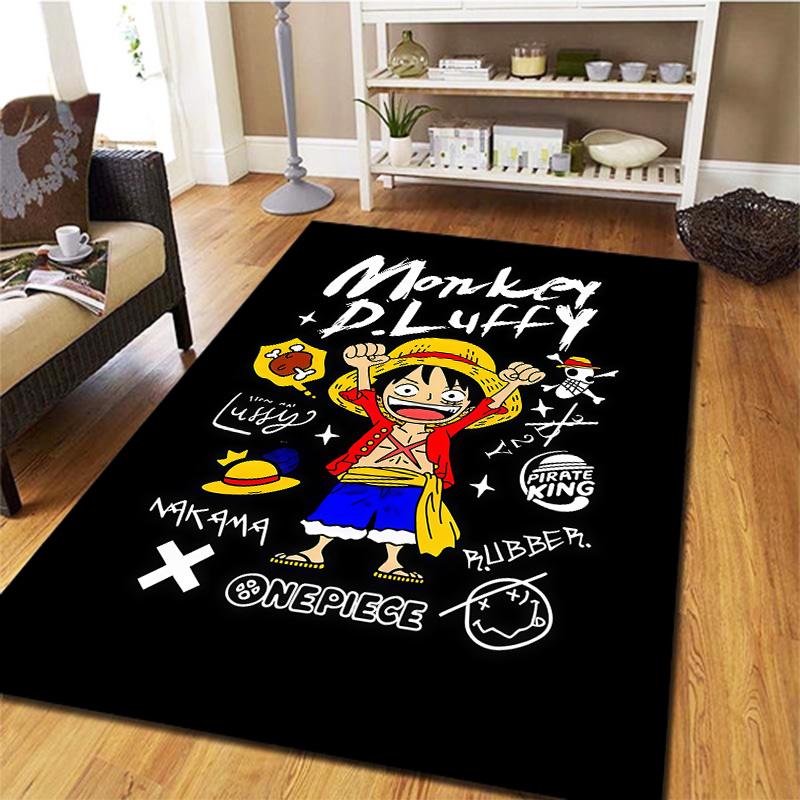 One Piece Anime Carpet Rug For Living Room Bedroom Home Sofa Decoration,kids Play Nonslip Floor Mat