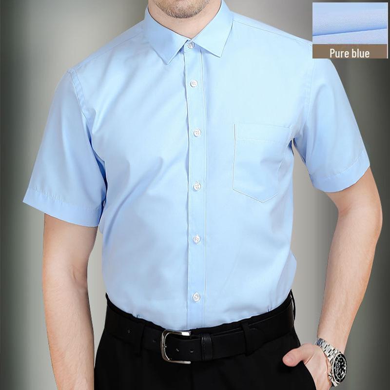 Men's Loose Long-Sleeve White Mourning Shirt for Performances