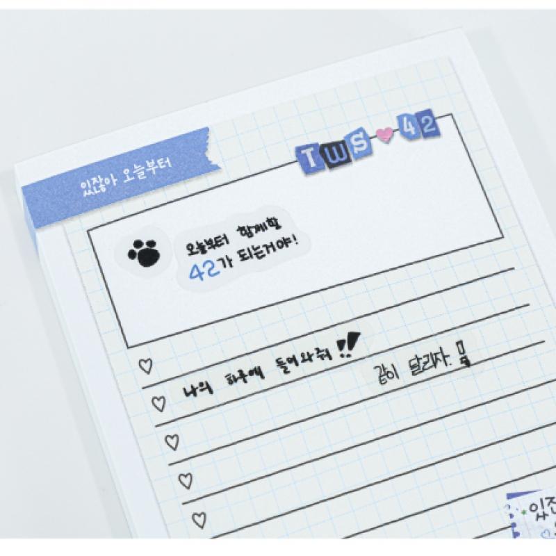 Tws 09 Toourist Memo Paper Set 2nd Mini Album Pop Up Md