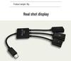Multi-Functional Three-in-One OTG Adapter Cable for Android Micro USB: Connect Mouse & Keyboard with Power Supply