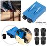 7/14 pcs 15 Degree Angle Drill Guide Set Woodworking Inclined Hole Locator Hole Punch Punch Locator DIY Woodworking Tool