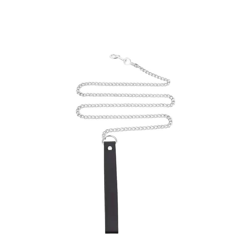 Cat Bell Choker Set, Trendy PU Leather Adjustable Clavicle Neck Collar