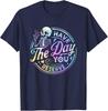 Funny Skeleton Have The Day You Deserve Motivational Tie Dye T-Shirt