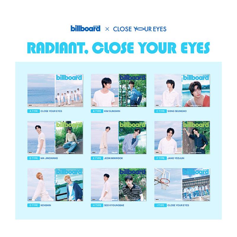 [Pre-order] Billboard Korea Artist Magazine X CLOSE YOUR EYES (Online Benefit)