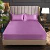 Sateng-rayon-trekklaken High-End ensfarget madrasstrekk Elastisk bånd Sengelaken Tilpasset laken 140x200 160x200
