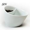 Innovativer Kipp-Tee-Sieb Keramik Kipp-Teetasse mit Sieb, Integriertes Sieb Tragbare Brühbecher, Langlebige Tasse für den Weg zur Arbeit 350ml Fassungsvermögen,
