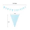 With Rope Triangular Flag Gold Color Party Decoration Flags Birthday Party Banner  Birthday Party