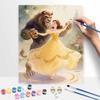 disney beauty and the beast digital oil painting hand painting kit diy home decoration.96