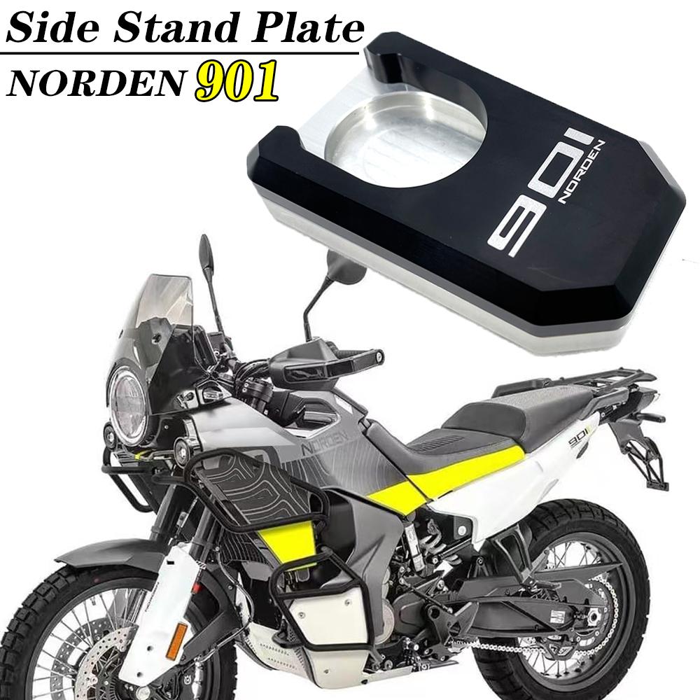 For Husqvarna Norden 901 2022 Husky NORDEN901 norden901 2022 Motorcycle Side Stand Enlarger Kickstand Plate Pad