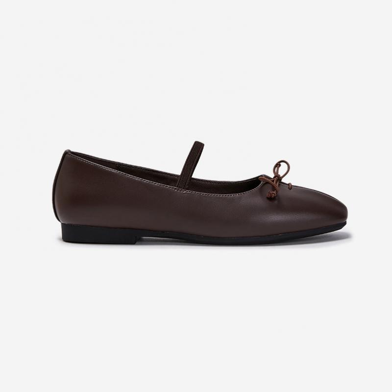 Simplet By ESquire Simple Women S Elin Ribbon Flat ShoeS Brown