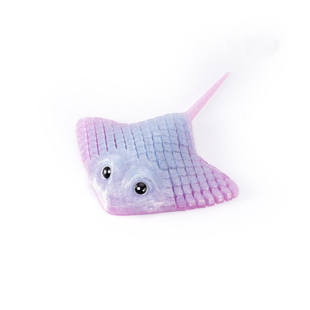 10 Colors Aquatic Animal Desktop Ornaments Plastic Bionic Manta Ray Stingray Toy  Children's Toy