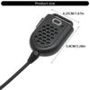 High Sensitivity 2 Pin Hand Speaker Microphone for UV5R 888S Professional Patrol Two Way Radio Communication Work Sites
