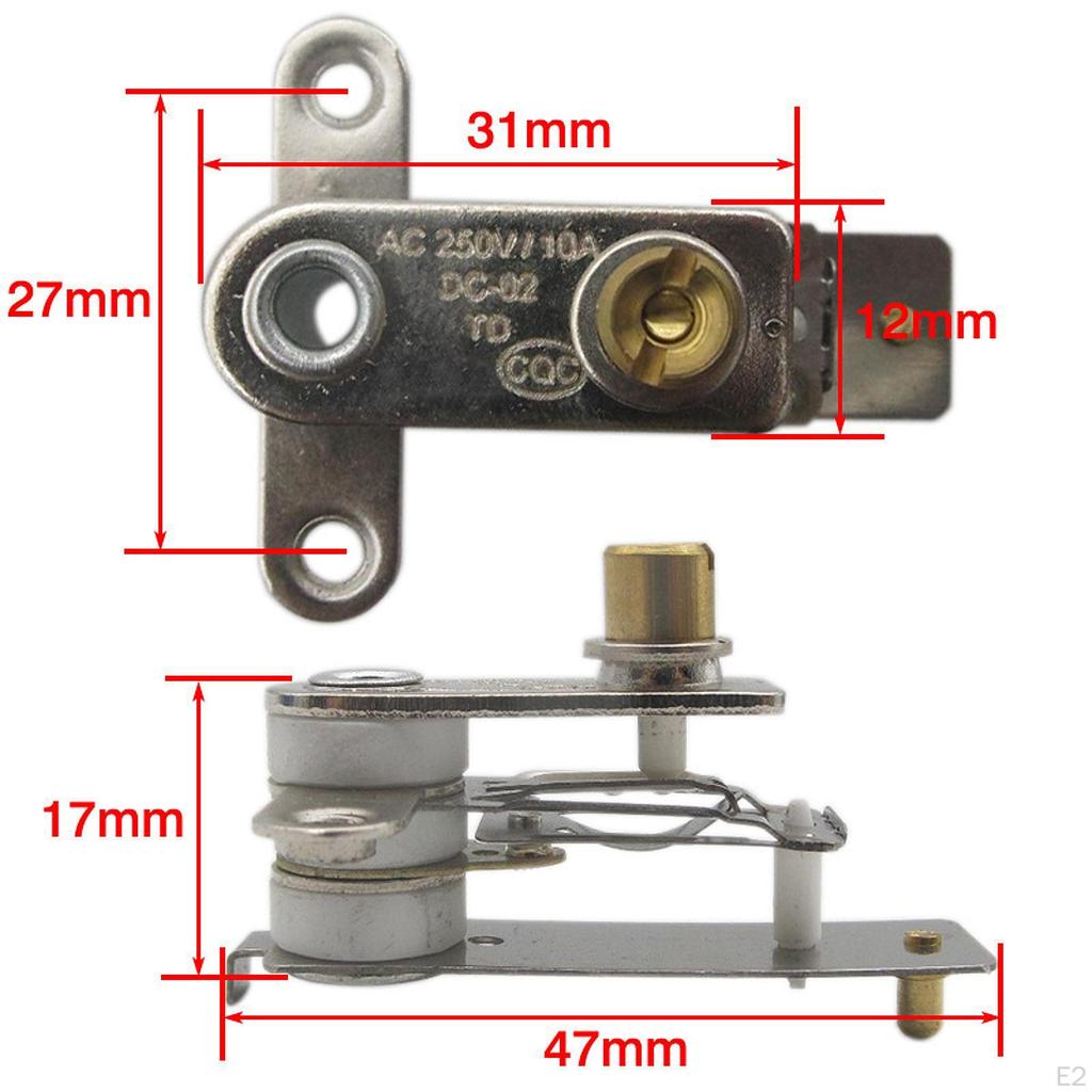 2Pcs Electric Pressure Cooker Switch, Thermostat Switch for Heating Pot